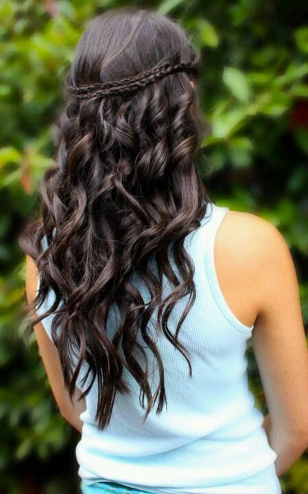 Winter Hairstyle Ideas
 down long wavy winter formal spring formal etc