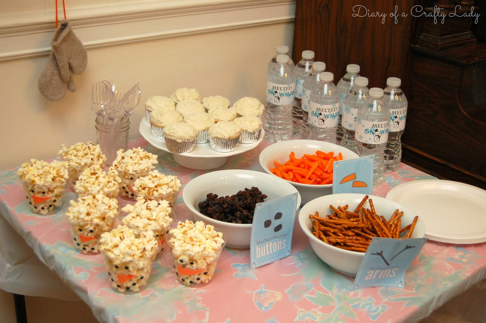Winter Party Snacks
 Diary of a Crafty Lady Our Winter Themed Birthday Party