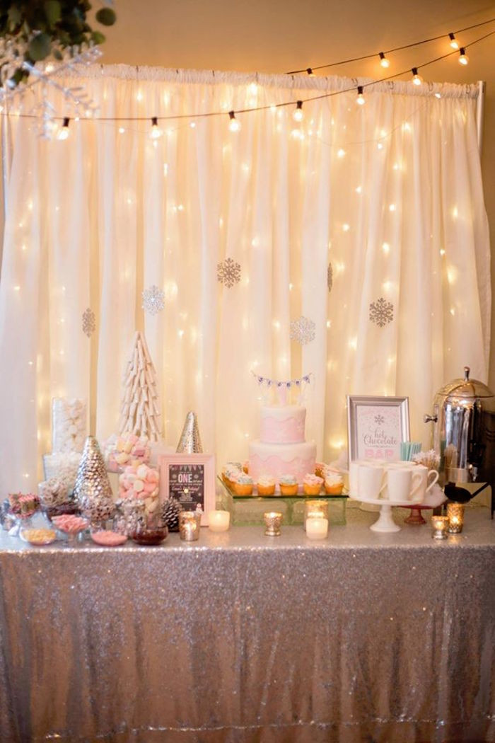 Winter Party Supplies
 Kara s Party Ideas Winter ONEderland First Birthday Party