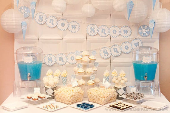 Winter Themed Party Supplies
 Items similar to WINTER WONDERLAND Collection DIY