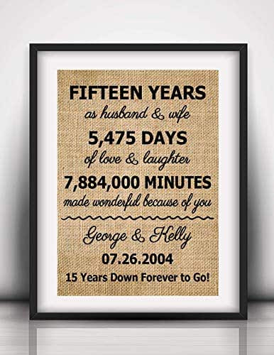 15 Year Anniversary Gift Ideas For Him
 Amazon Fifteenth anniversary t ideas 15 years