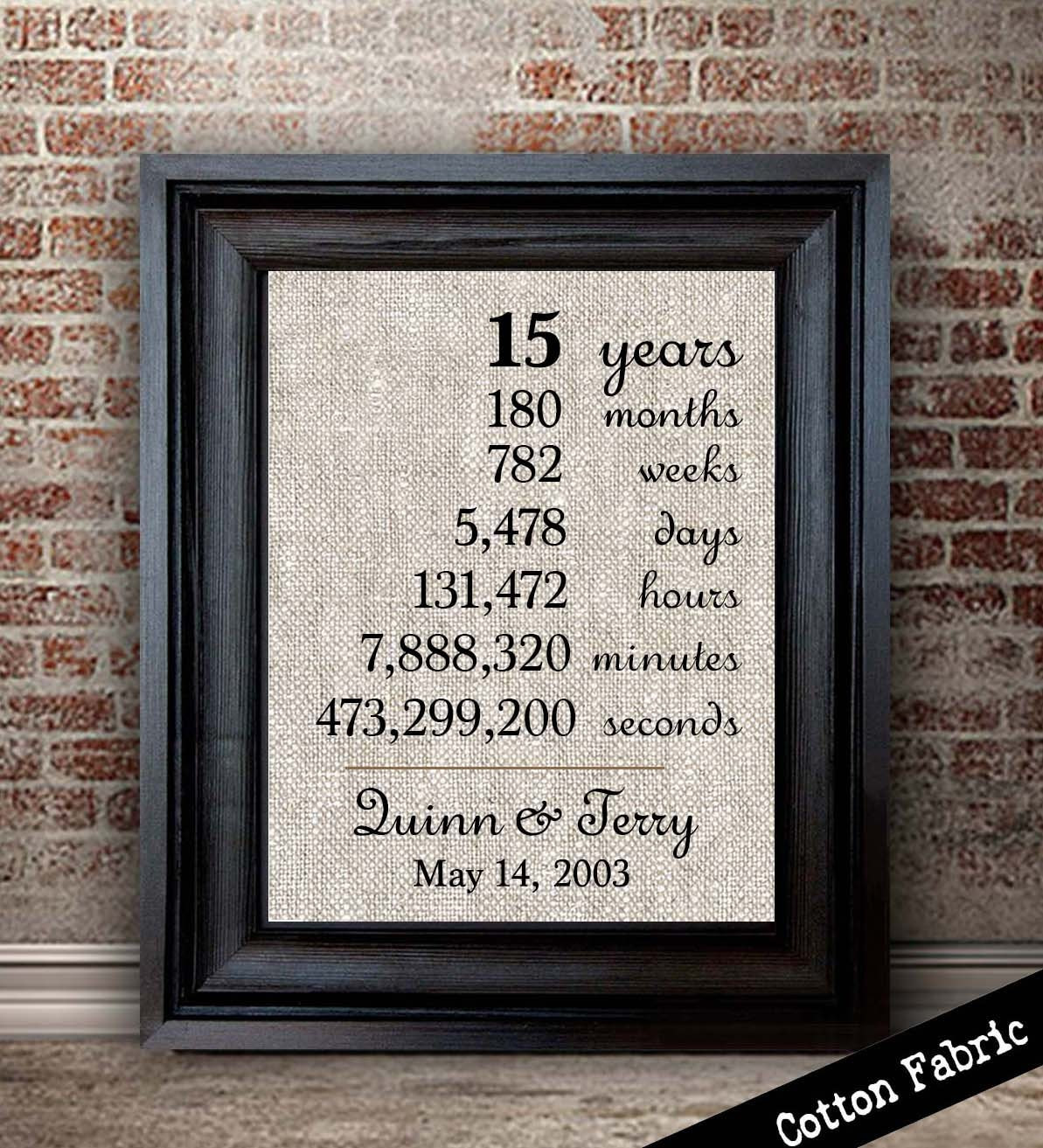 15Th Anniversary Gift Ideas
 Gift Ideas For 15Th Wedding Anniversary 15th wedding