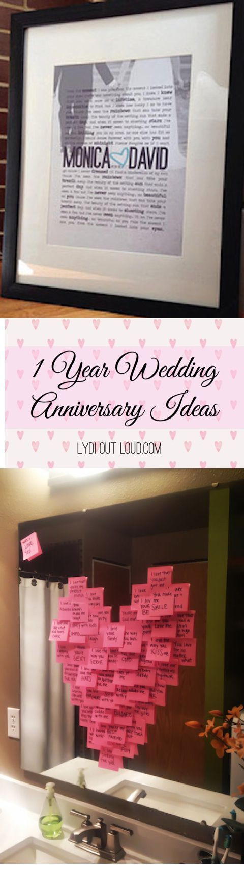 1St Year Anniversary Gift Ideas For Him
 1 Year Anniversary Gift Ideas Lydi Out Loud