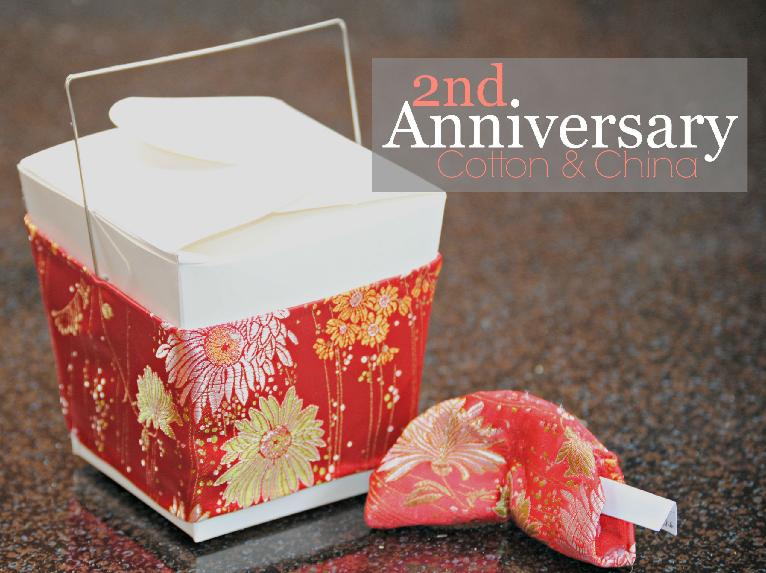 2 Year Anniversary Cotton Gift Ideas
 And We Are ficially Two Two Year Anniversary Gift Idea
