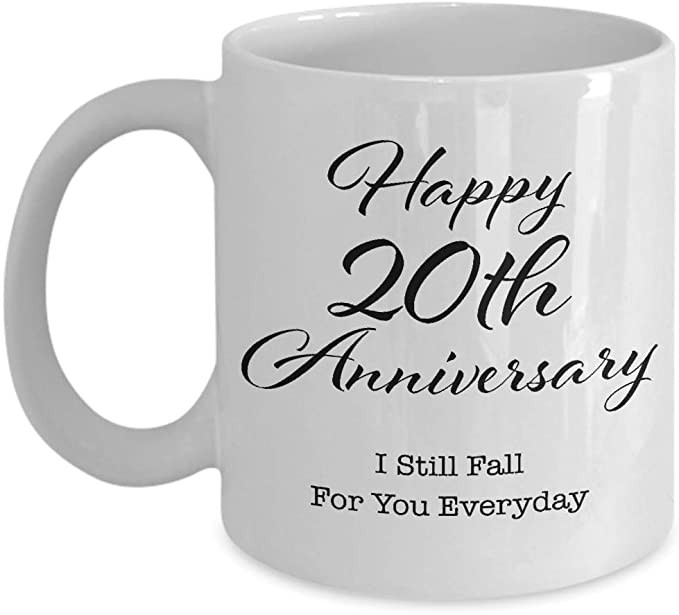 20Th Anniversary Gift Ideas For Her
 Amazon Happy 20th Anniversary Present 20 Year Coffee