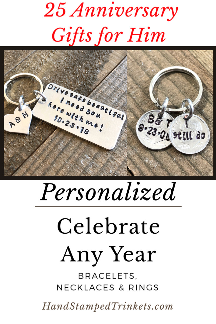 25Th Anniversary Gift Ideas For Him
 25 Personalized Anniversary Gift Ideas for Him or