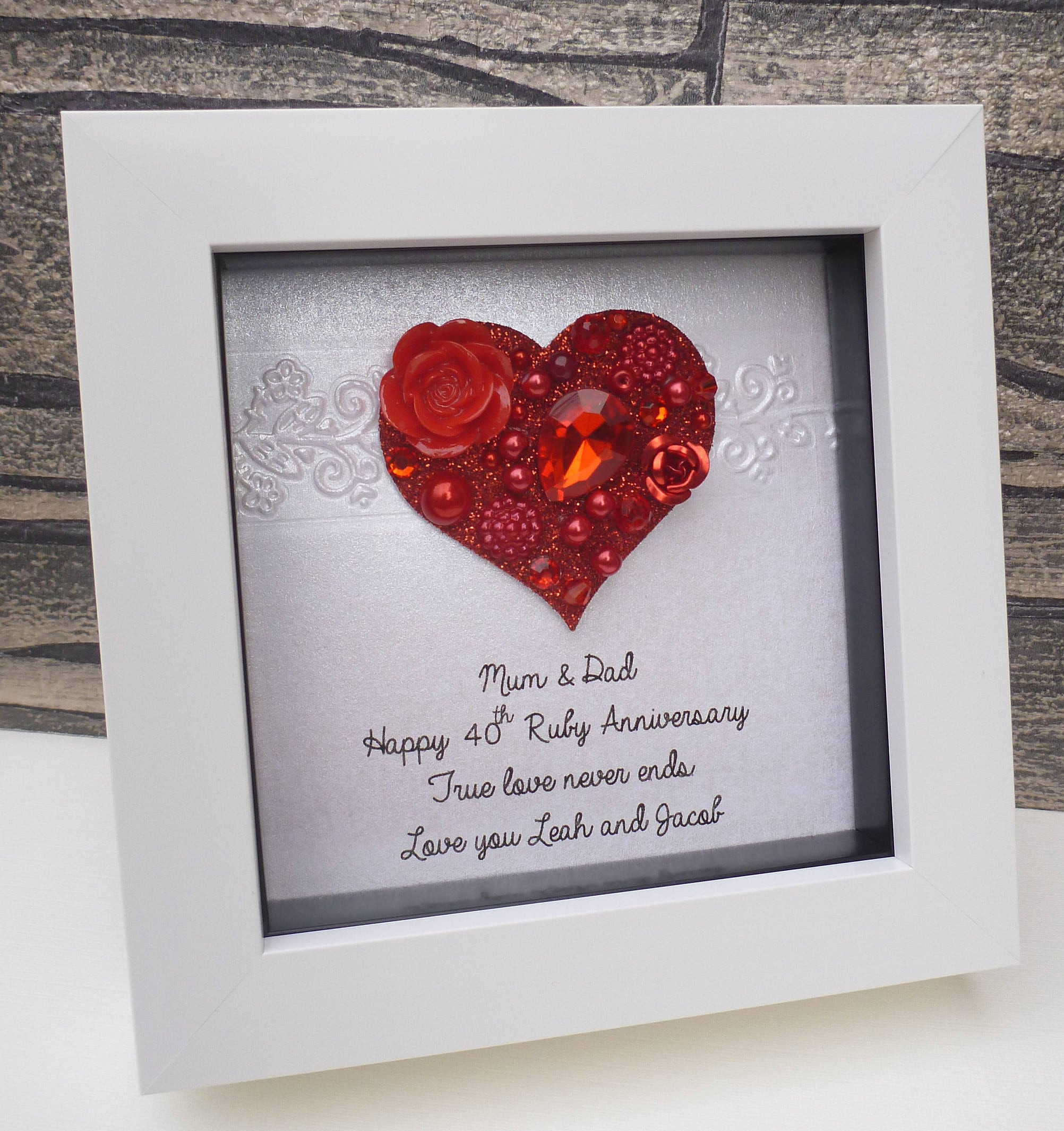 40Th Wedding Anniversary Gift Ideas For Parents
 40Th Wedding Anniversary Gift 40th Wedding Anniversary