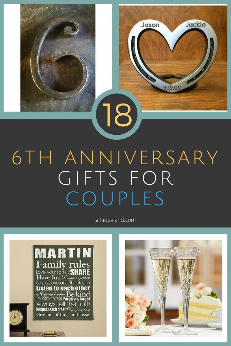 6Th Wedding Anniversary Gift Ideas For Him
 6Th Anniversary Gift Ideas For Her