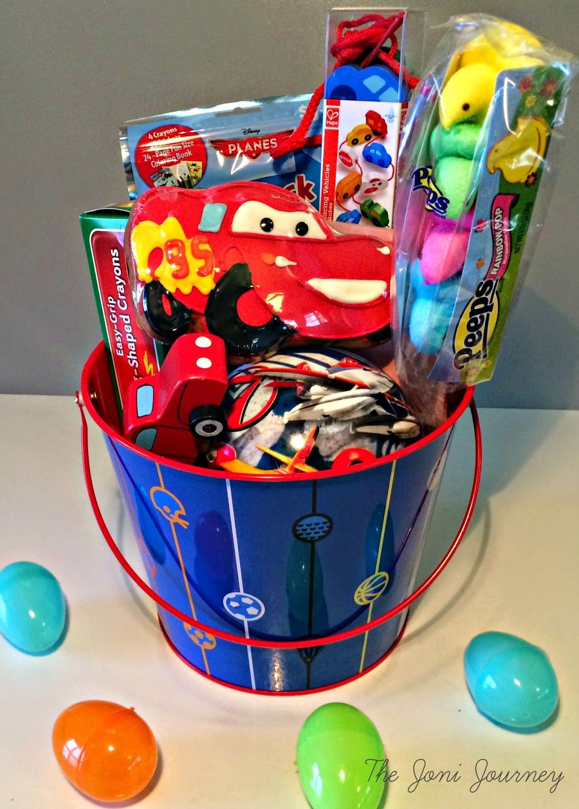 Boy Easter Gift
 Cars Themed Easter Basket
