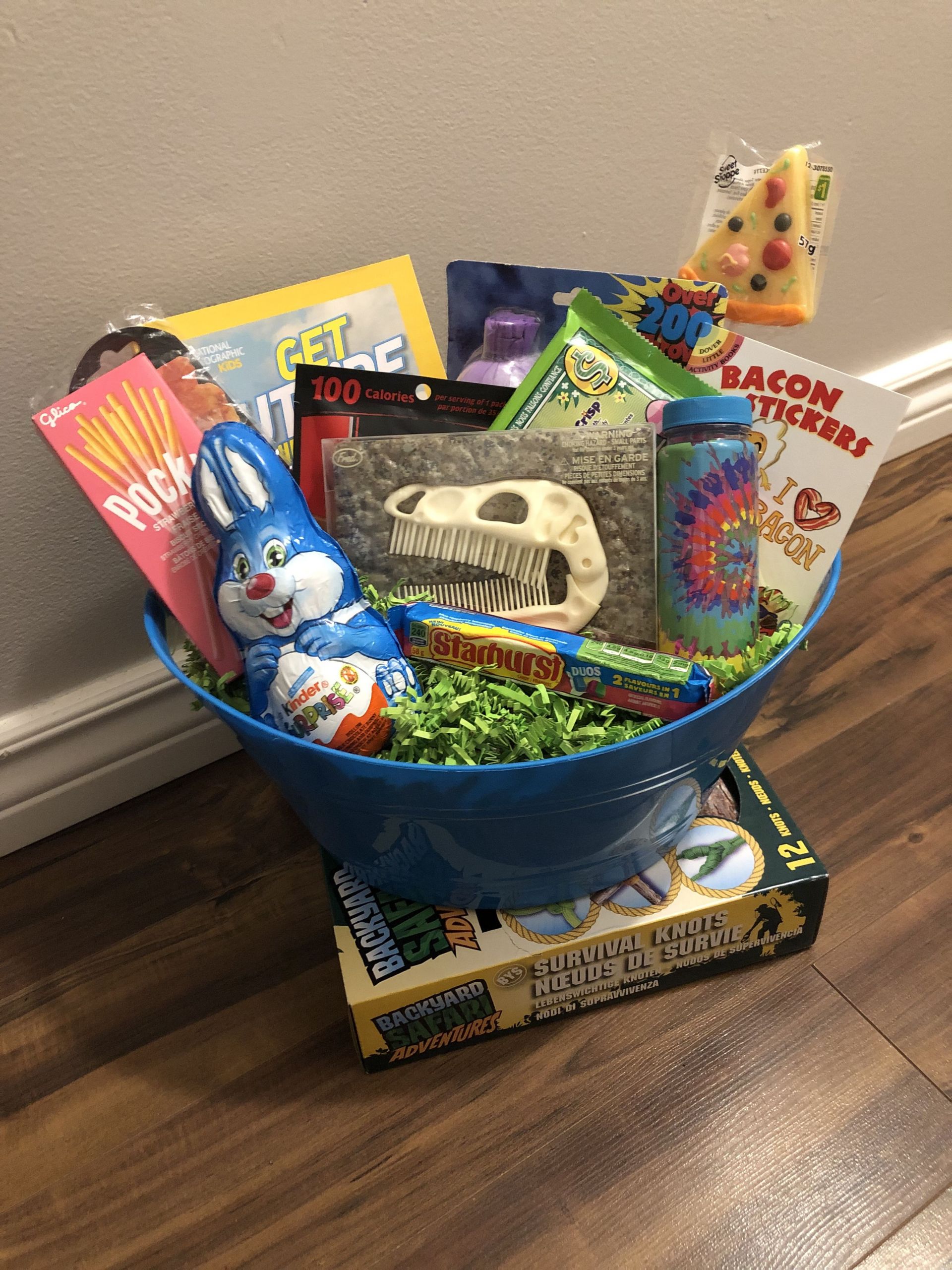 Boy Easter Gift
 Easter basket for 10 year old boy pizza bacon