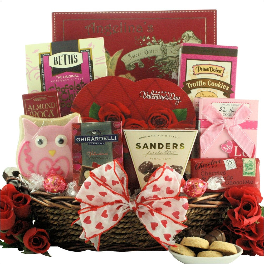 Candy Baskets For Valentines Day
 Valentine s Day Chocolate & Sweets Gift Basket