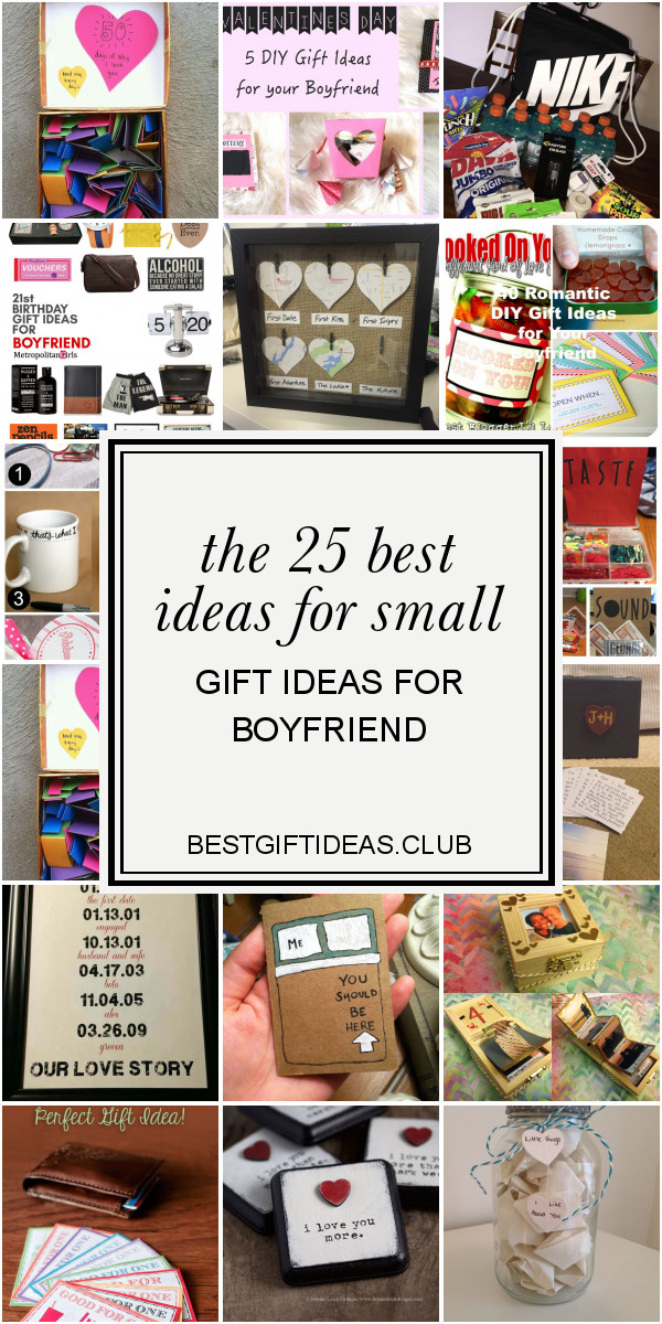 Christmas Gift Ideas For Boyfriend Pinterest
 The 25 Best Ideas for Small Gift Ideas for Boyfriend