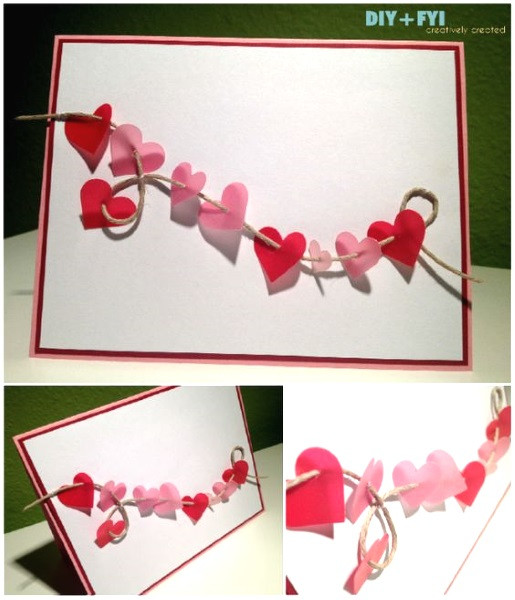 Creative Valentines Day Ideas
 Adorable Valentines Day Handmade Card Ideas Pink Lover