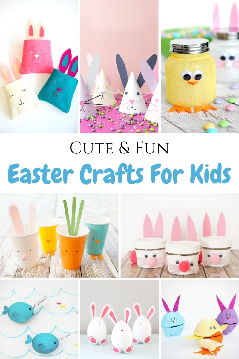 Cute Easter Ideas For Toddlers
 Cute & Fun Easter Crafts for Kids Glamamom