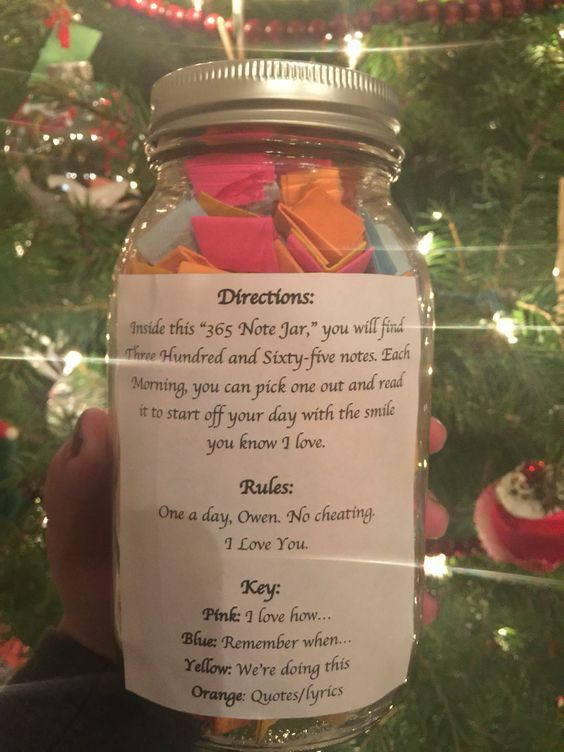 Cute Gift Ideas For Girlfriend Homemade
 365 Reasons Jar for Valentines