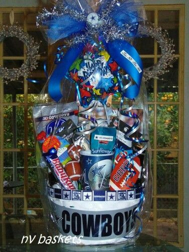 Dallas Cowboys Birthday Gift Ideas
 32 Best images about BIRTHDAY GIFT BASKETS on Pinterest