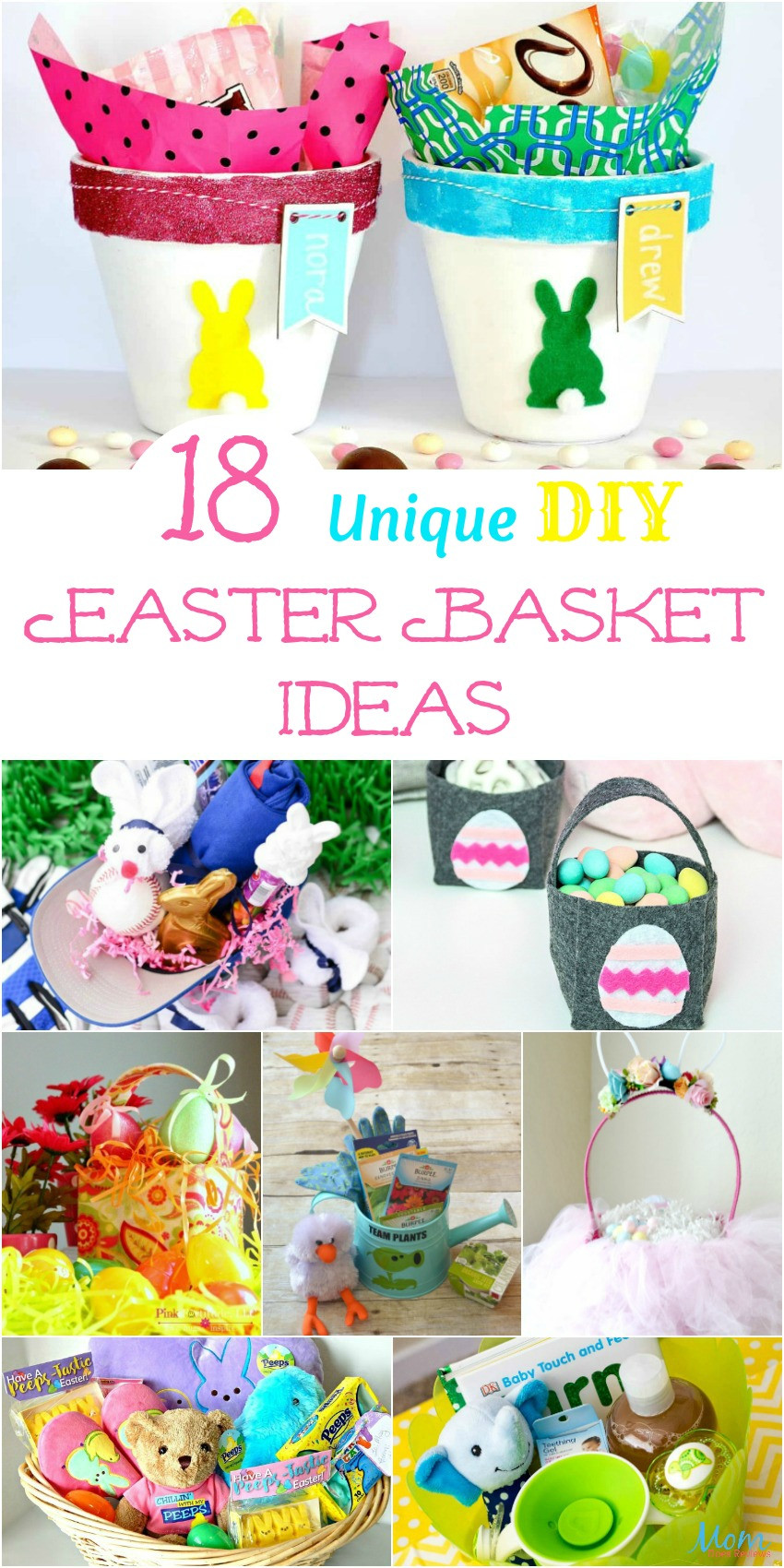 Easter Bags Ideas
 18 Unique DIY Easter Basket Ideas too Cute Not to Try