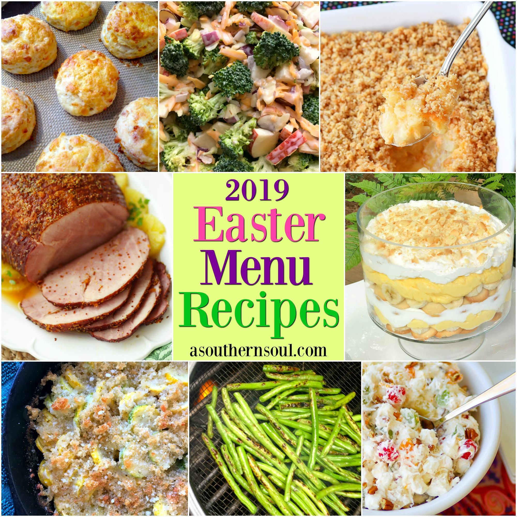 Easter Dinners Menu
 Easter Menu Recipes 2019 A Southern Soul