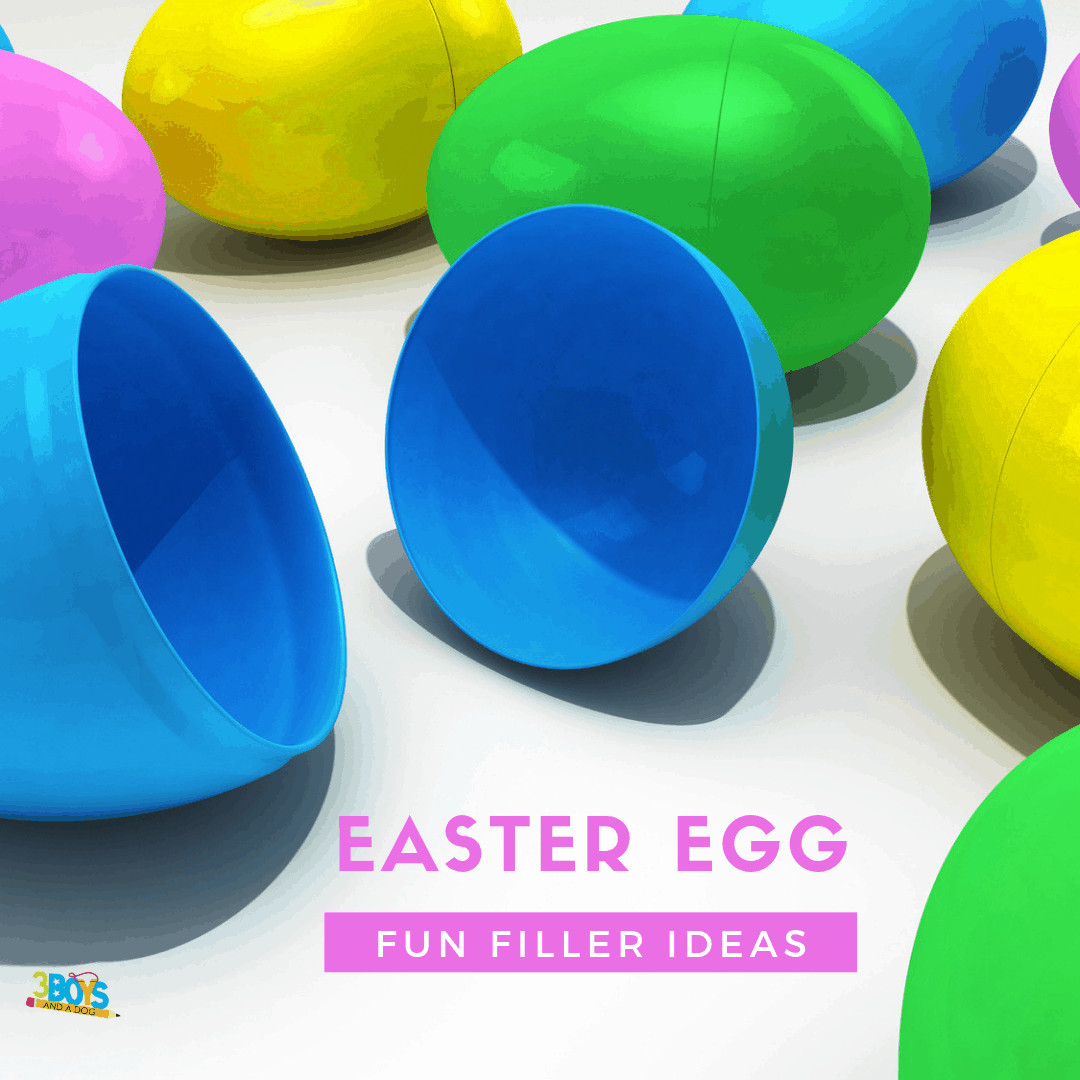 Easter Egg Filler Ideas
 Easter Egg Filler Ideas and Egg Hunt Activities – 3 Boys