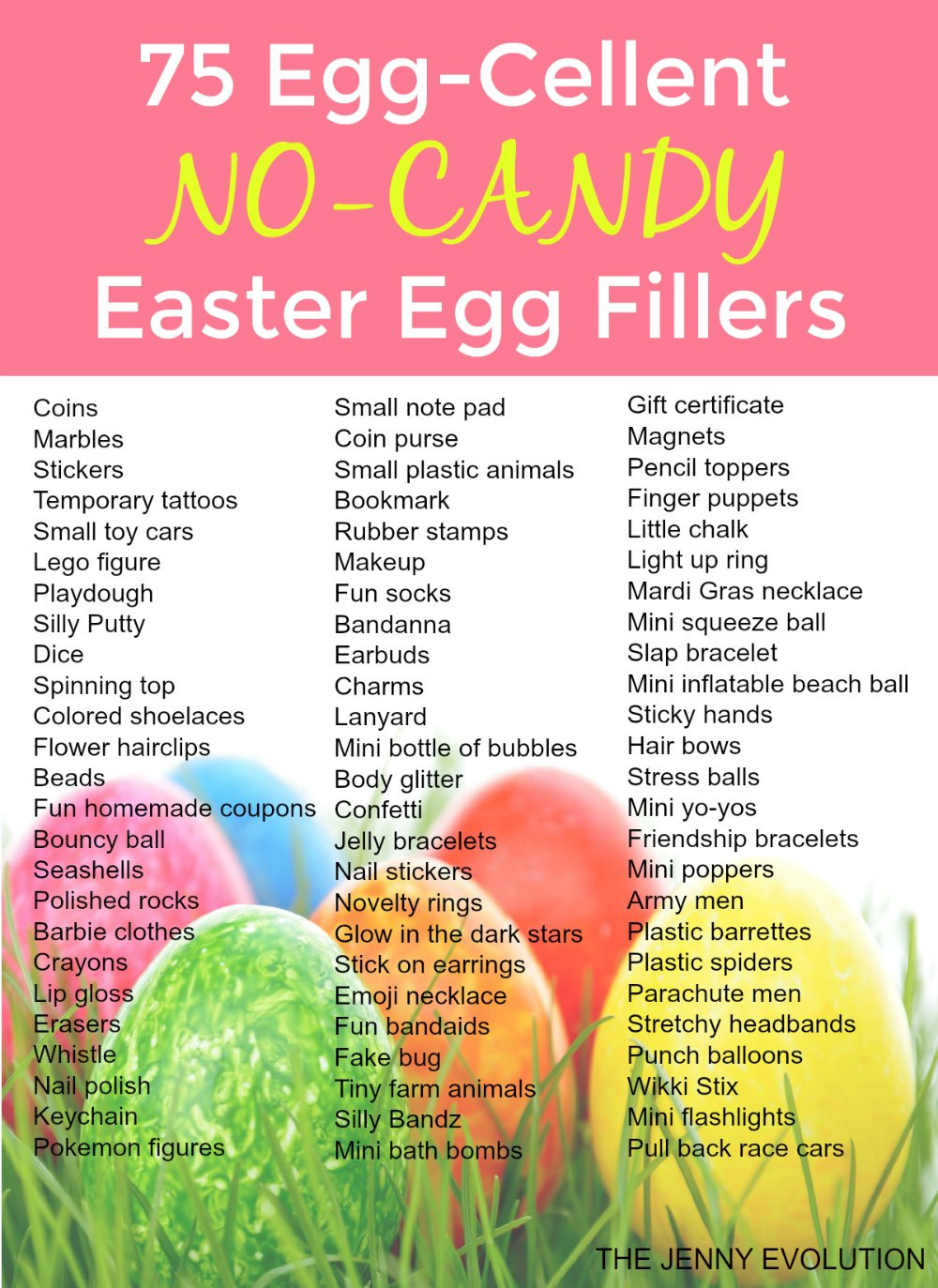 Easter Egg Filler Ideas
 75 Egg cellent Non Candy Easter Egg Fillers