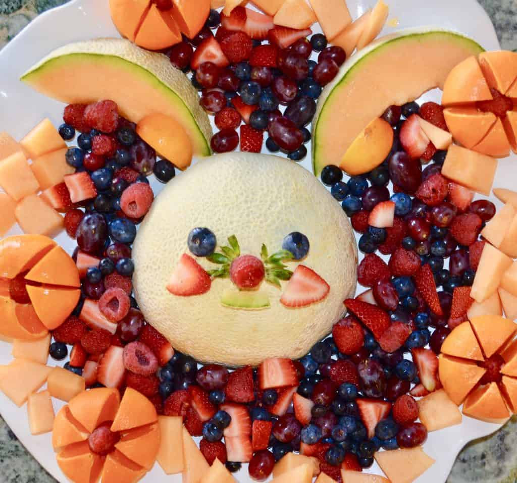 Easter Fruit Tray Ideas
 Funny Bunny Fruit Platter
