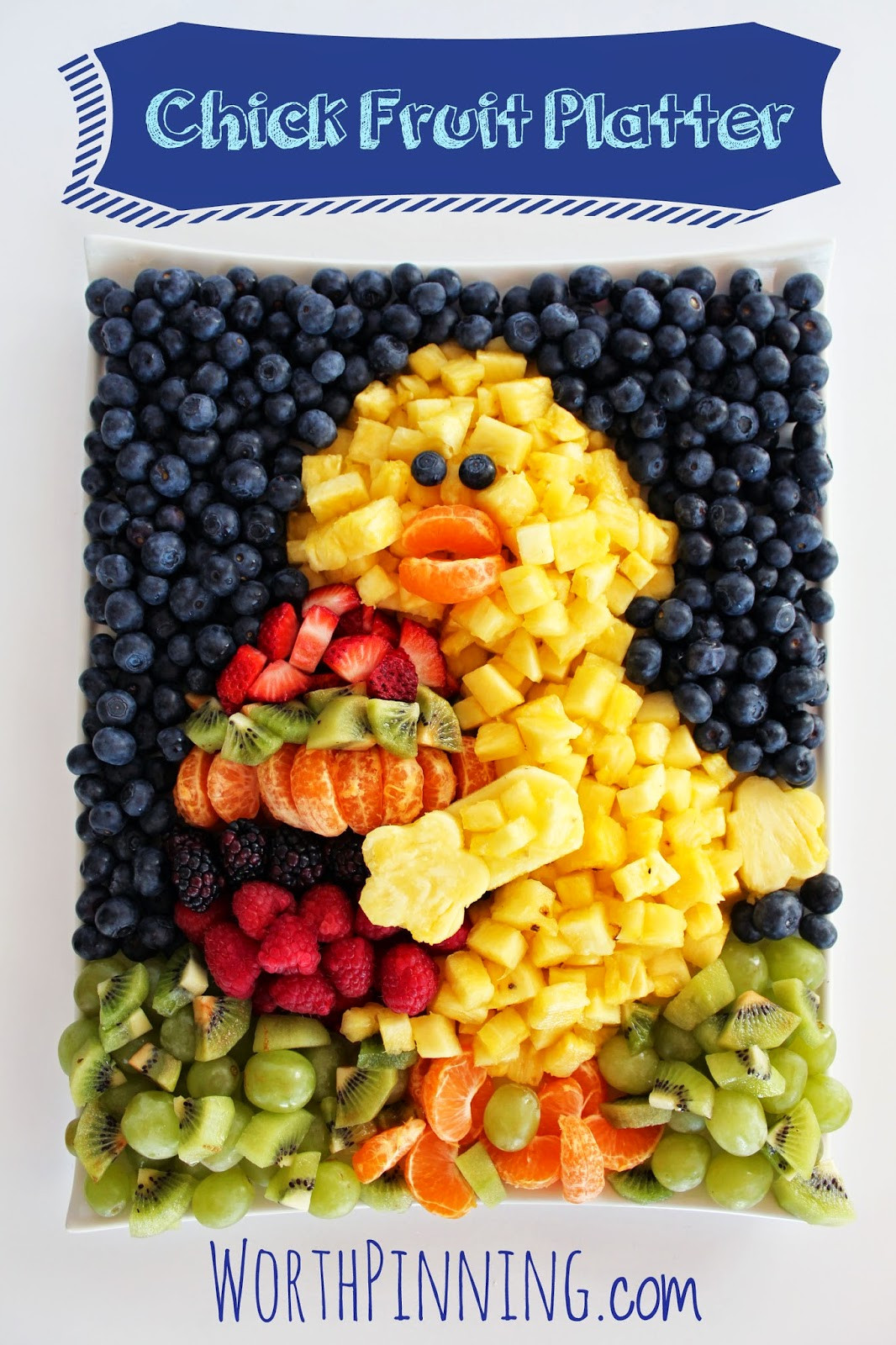 Easter Fruit Tray Ideas
 Worth Pinning Chick Fresh Fruit Platter