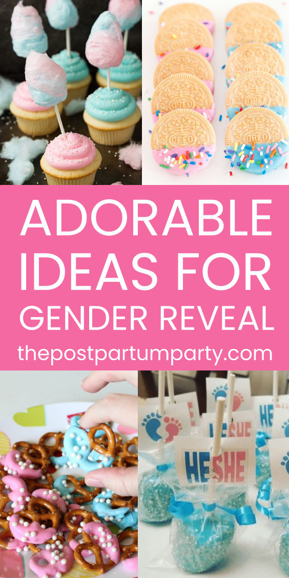Easter Gender Reveal Ideas
 35 Adorable Gender Reveal Food Ideas The Postpartum Party