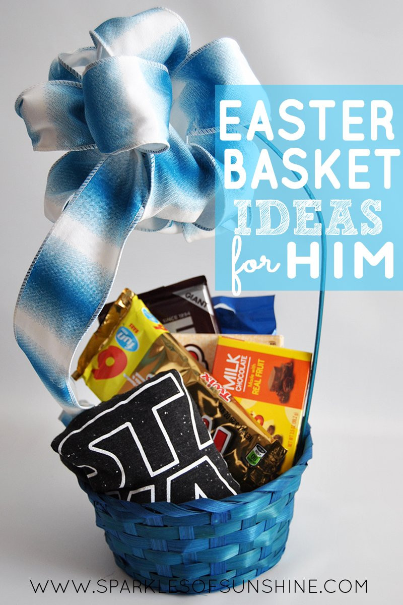 Easter Gifts For Him
 Easter Basket Ideas for Him Sparkles of Sunshine