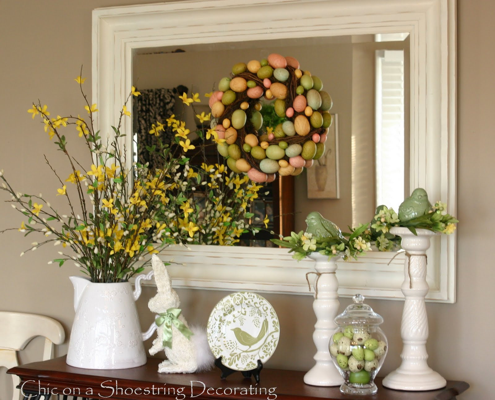 Easter Home Decor
 Chic on a Shoestring Decorating Easter Eye Candy No