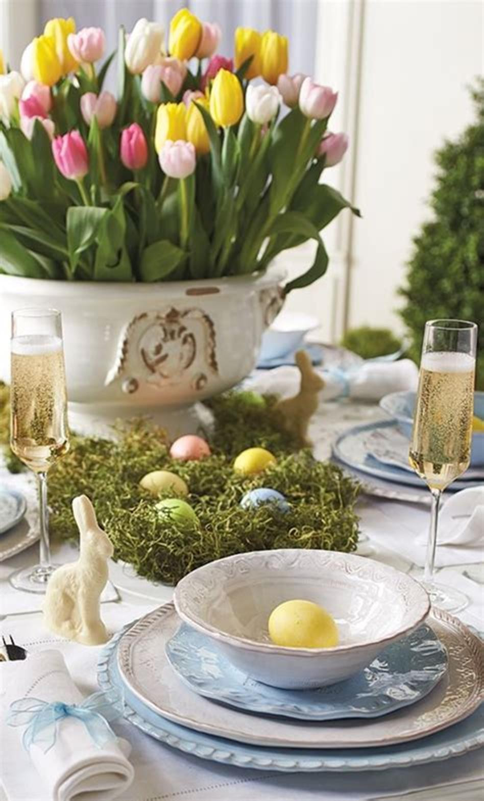 Easter Home Decor
 40 Beautiful DIY Easter Table Decorating Ideas for Spring