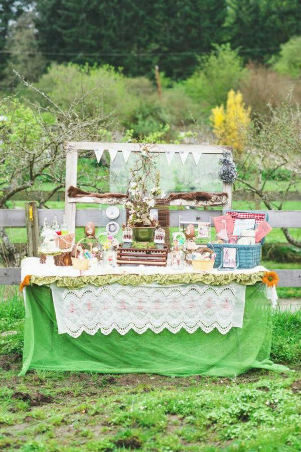 Easter Picnic Ideas
 Kara s Party Ideas Vintage Spring Easter Picnic Party
