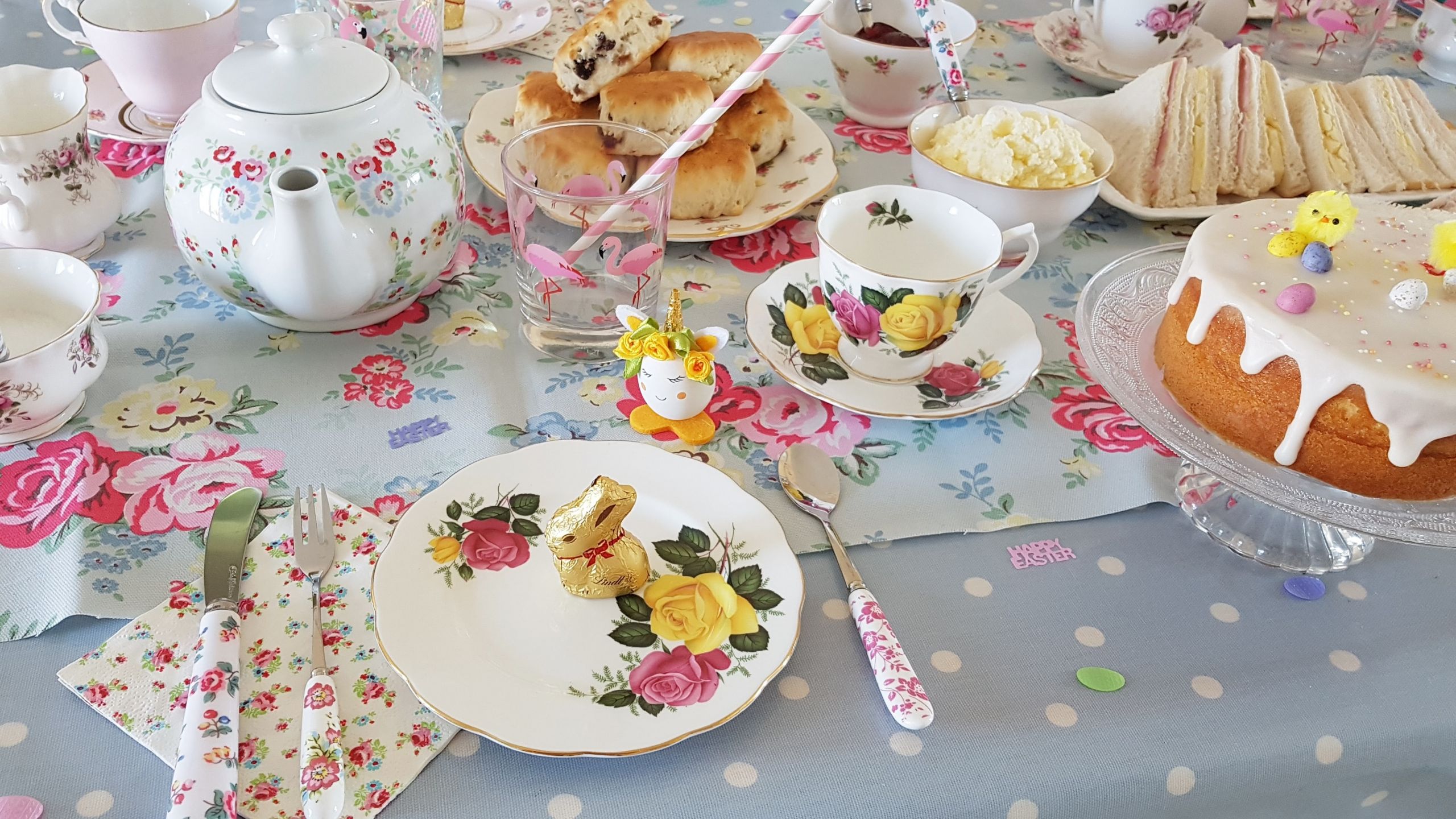 Easter Tea Party
 My Easter Afternoon Tea Party
