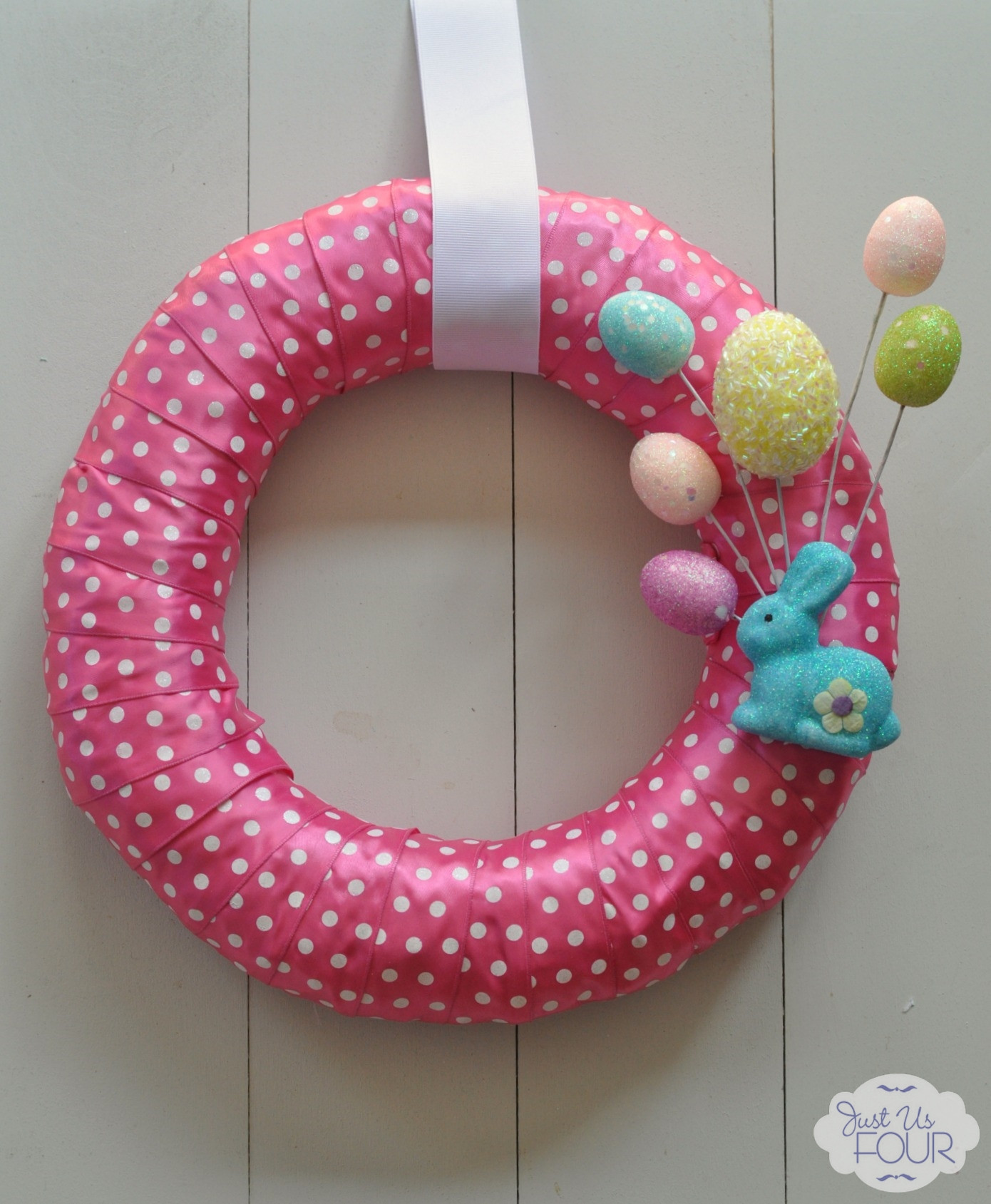 Easter Wreath Craft
 Easter Ribbon Wreath My Suburban Kitchen