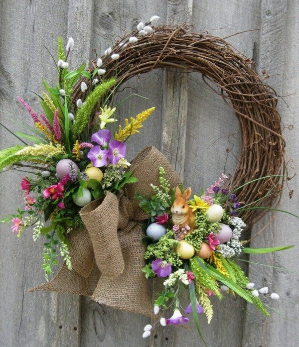 Easter Wreath Craft
 Easter wreath craft ideas Little Piece Me