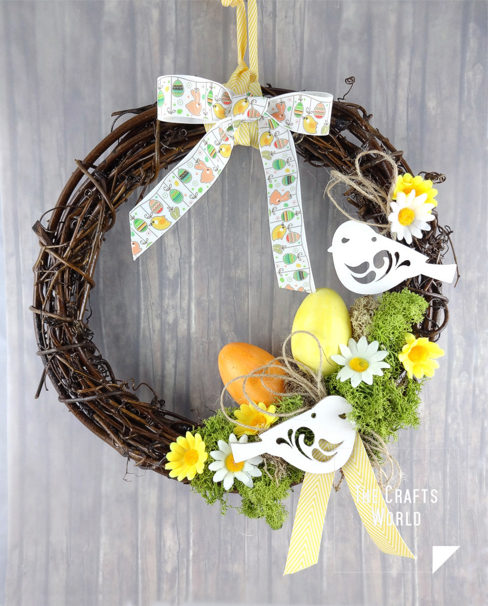 Easter Wreath Craft
 Easter wreath – The Crafts World