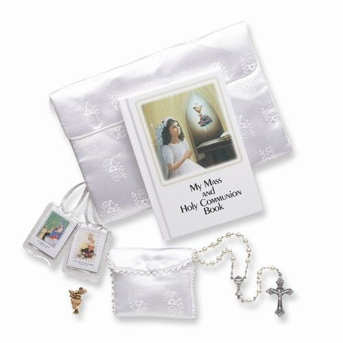 First Communion Gift Ideas Girls
 5 pc Girls First munion Gift Set With images