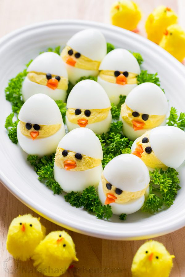 Food For Easter
 Easter Recipe Deviled Egg Chicks
