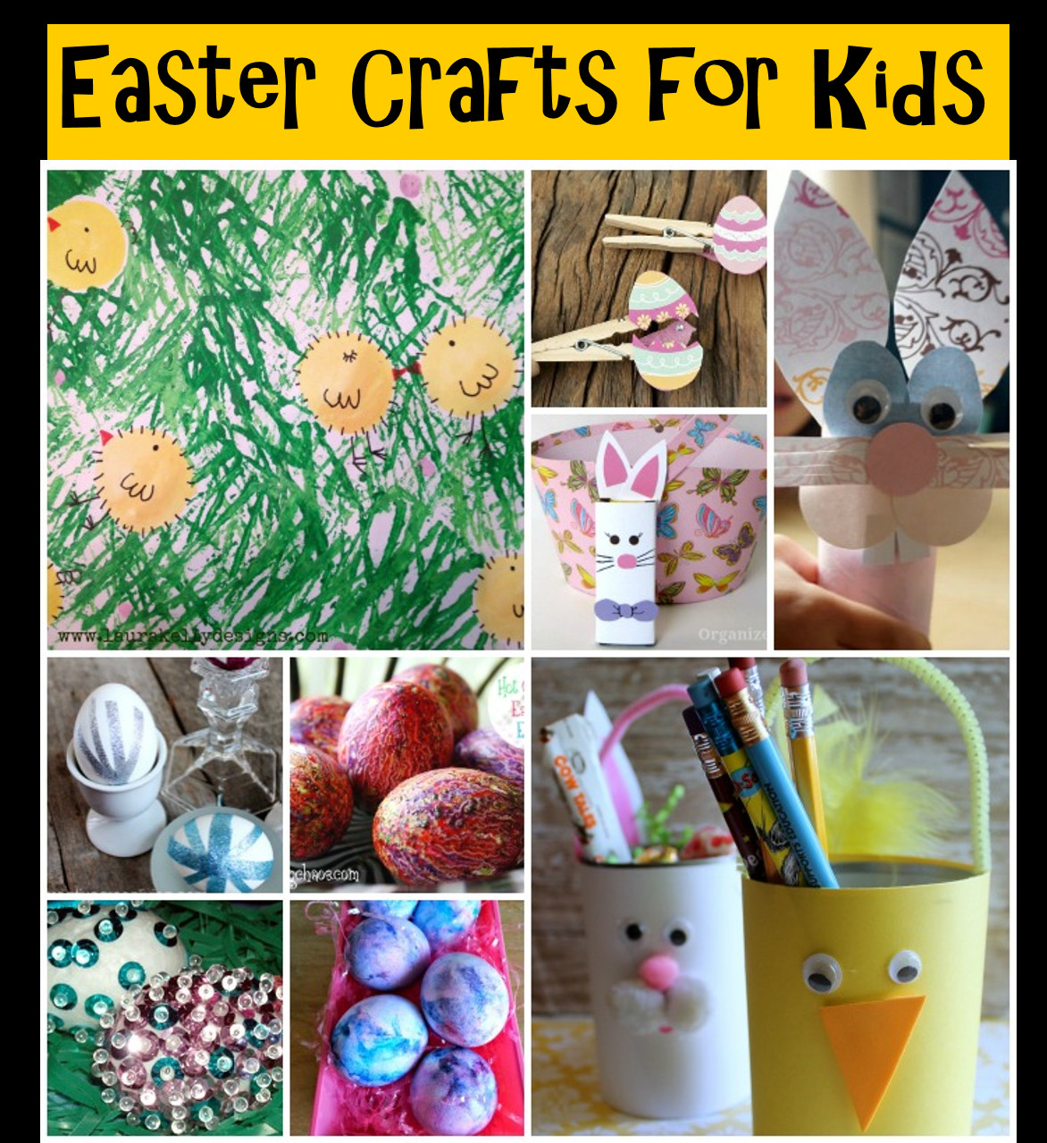 Fun Easter Crafts
 25 Quick and Easy Easter Crafts for Kids Rural Mom