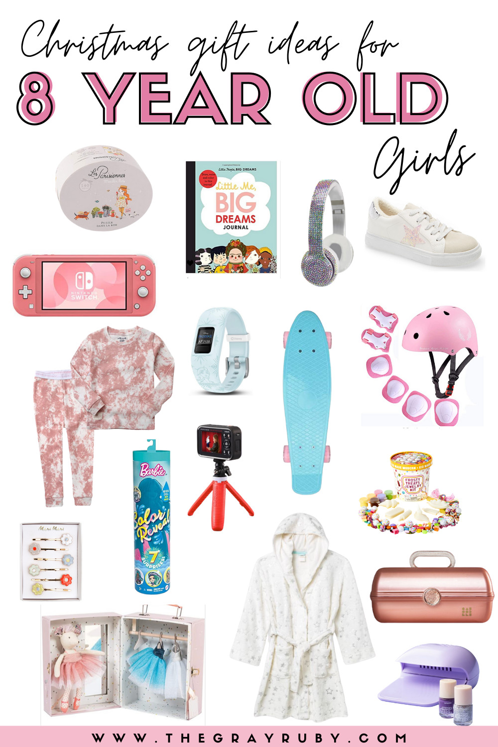 Gift Ideas For Eight Year Old Girls
 Christmas Gift Ideas for 8 Year Old Girls The Gray Ruby