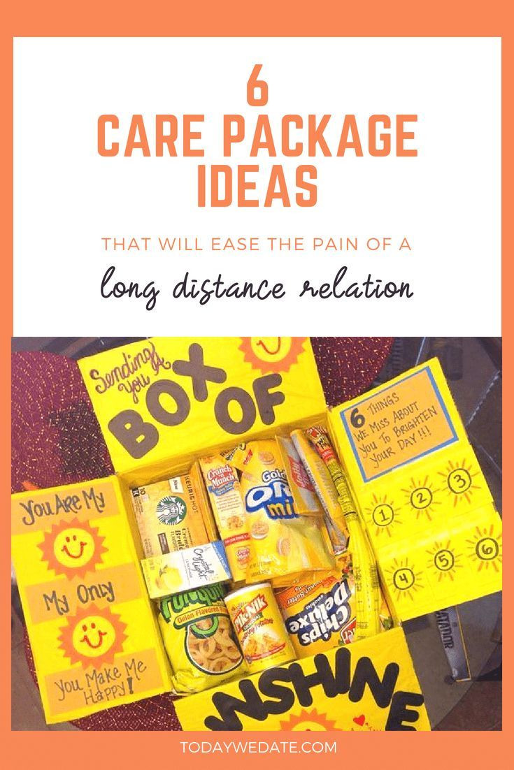 Gift Ideas For Long Distance Boyfriend
 Long Distance Relationship 6 Care Package Ideas That
