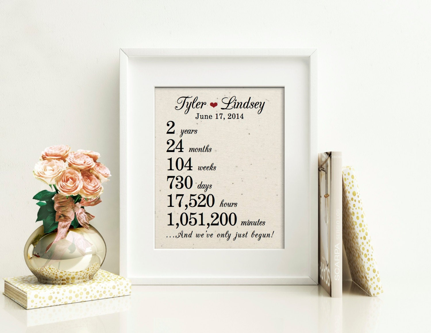 Gift Ideas For Second Wedding Anniversary
 2nd Anniversary Gift Cotton Anniversary Gift for Husband