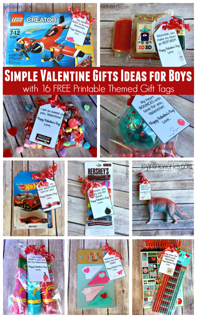 Gift Ideas For Toddler Boys
 Simple Valentine Gift Ideas for Boys Joy in the Works