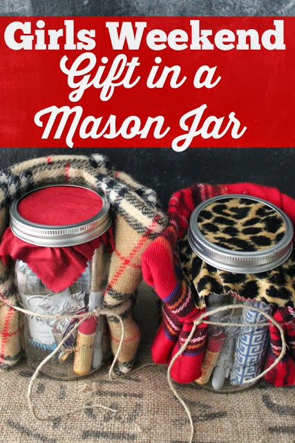 Girlfriend Getaway Gift Ideas
 Holiday Survival Kit in a Mason Jar Southern State of Mind
