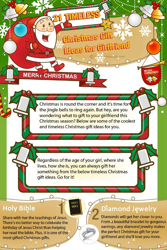 Girlfriend Xmas Gift Ideas
 Top 5 Christmas Gift Ideas Infographics