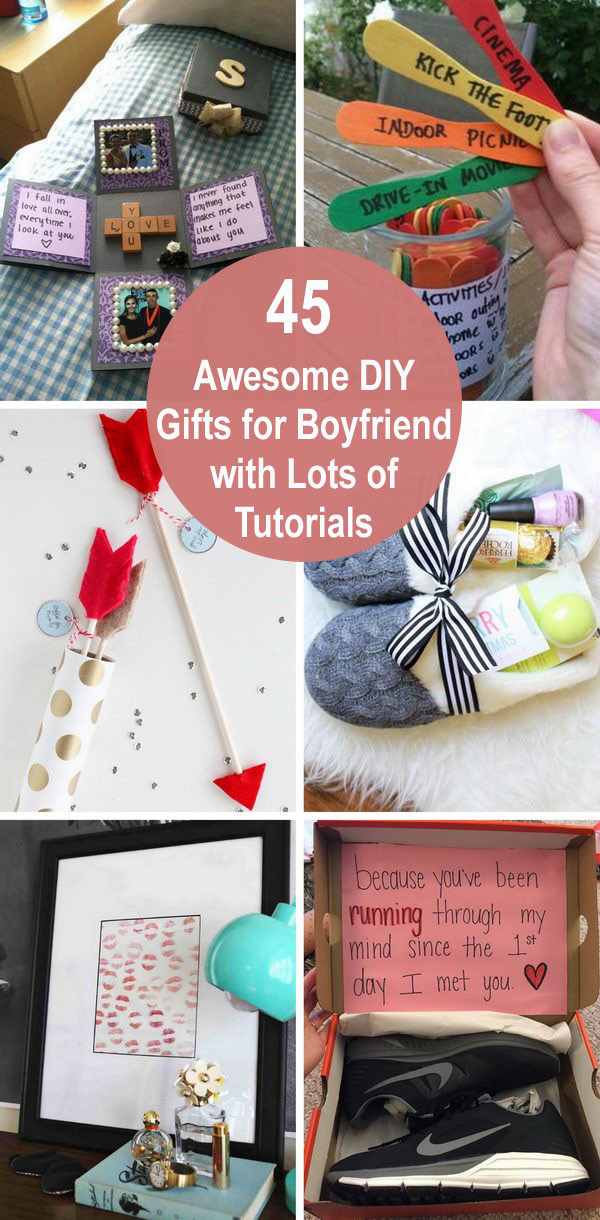 Homemade Gift Ideas Boyfriend
 45 Awesome DIY Gifts For Boyfriend With Lots Tutorials 2019