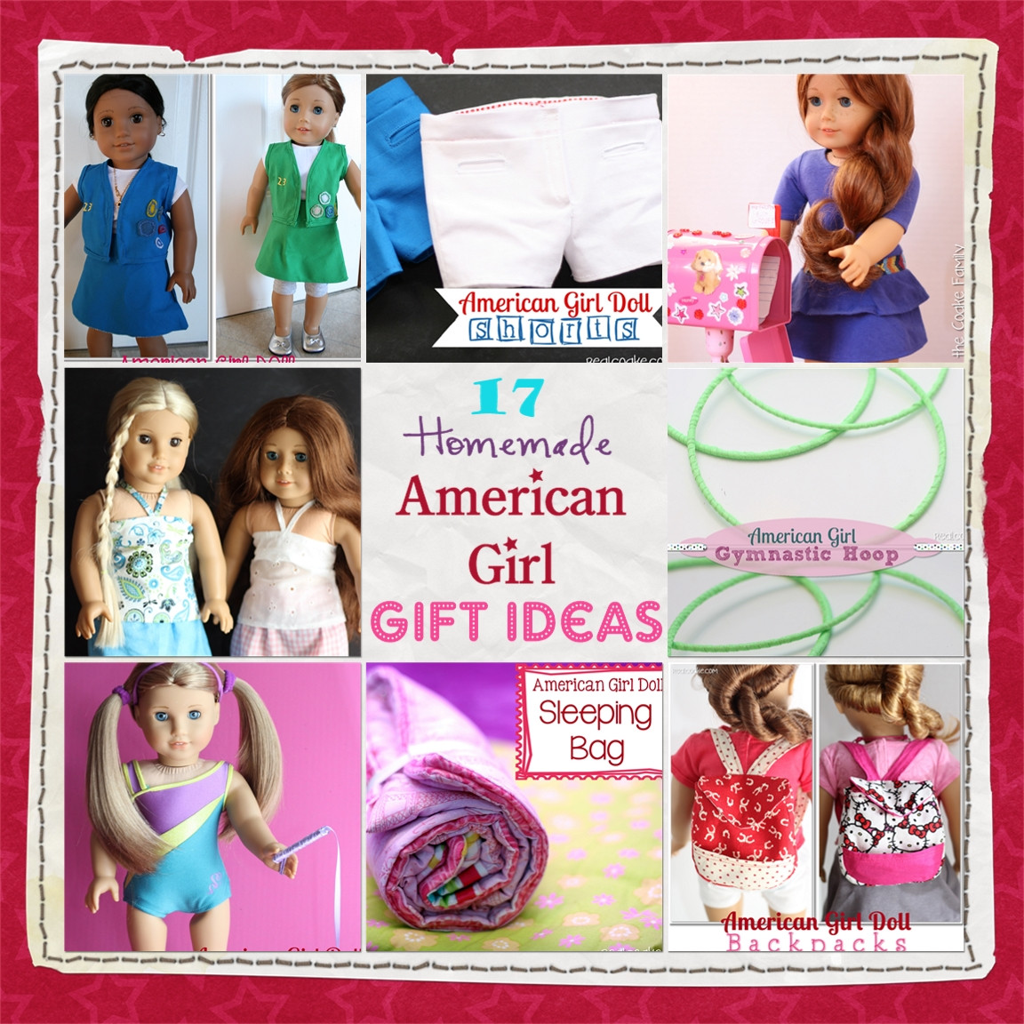 Homemade Gift Ideas For Girls
 17 American Girl Doll Homemade Gift Ideas