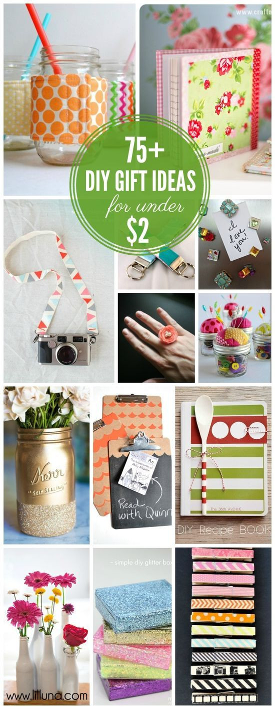 Homemade Gift Ideas For Girls
 75 Awesome Handmade Gift Ideas For Under $2 lilluna
