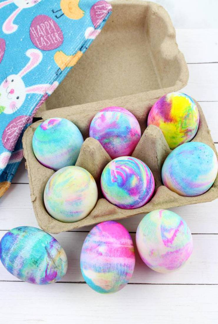 How To Make Easter Egg Dye With Food Coloring
 BEST Dyed Easter Eggs How To Tie Dye Easter Eggs With