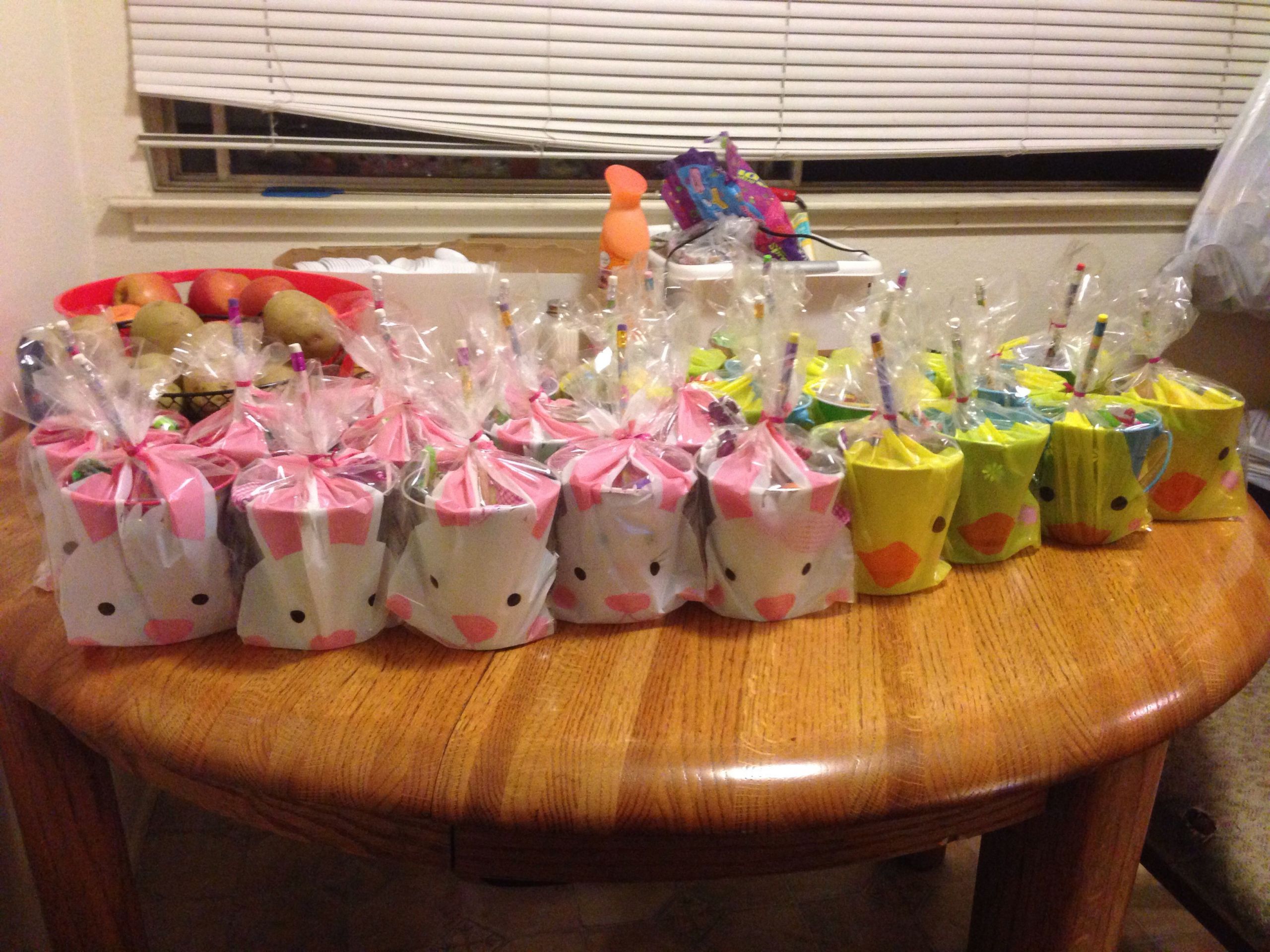 Kid Easter Gifts
 Kids Mini Easter Baskets For School Classmates