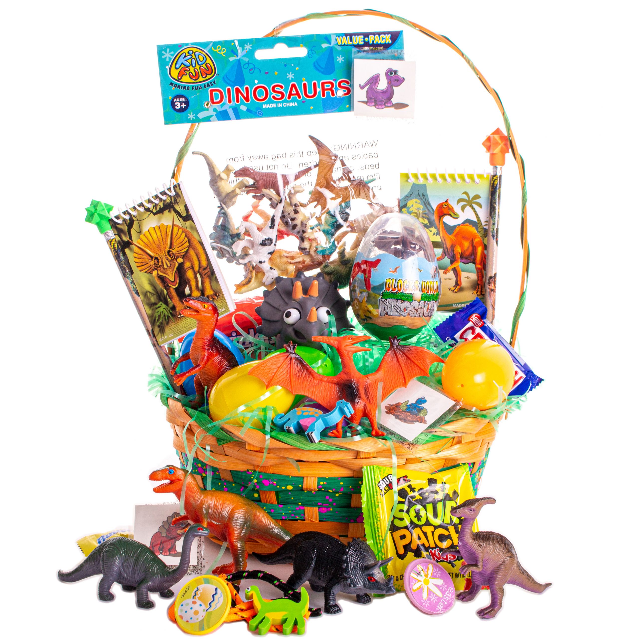 Kid Easter Gifts
 Dinosaur Toy Treat Filled Kids 48 Piece Medium Easter